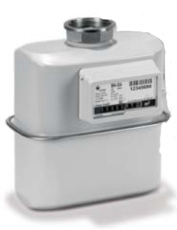 KNX Einstutzen Gaszähler Typ BK-G4T DN25 / 0,04-6mc/h